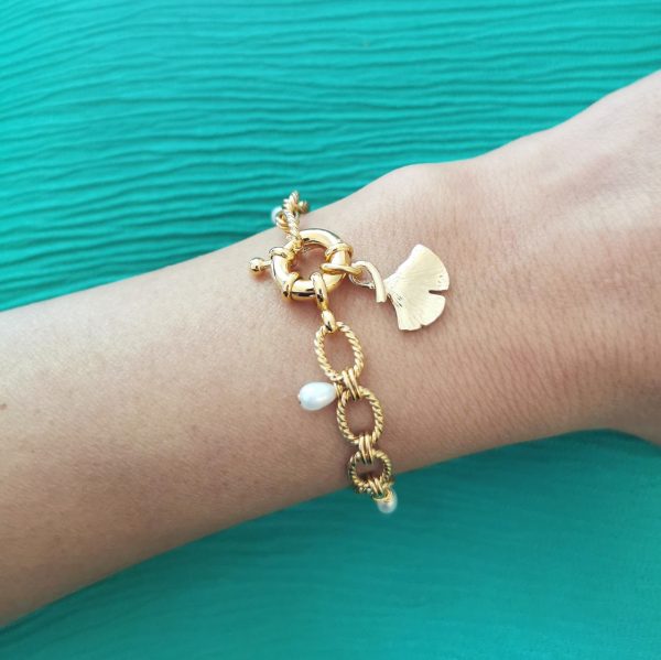 Bracelet - Ginkgo Colombe – Image 4