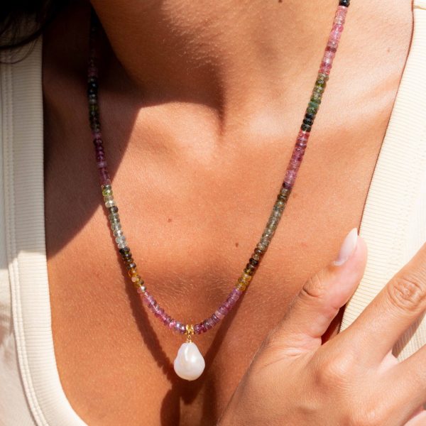 Collier - Tourmaline Watermelon – Image 2