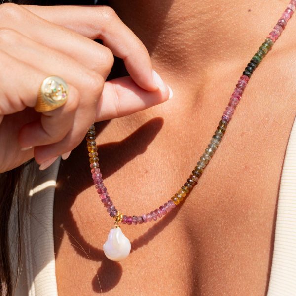 Collier - Tourmaline Watermelon – Image 3