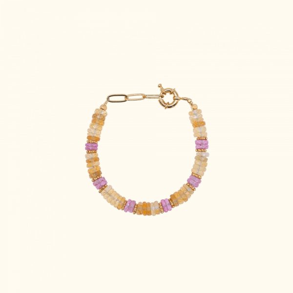 Bracelet - Bonbon Citrine & Topaze