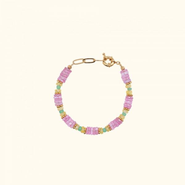 Bracelet - Topaze & Lemon Quartz
