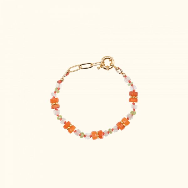 Bracelet - Bonbon Cordon Cornaline