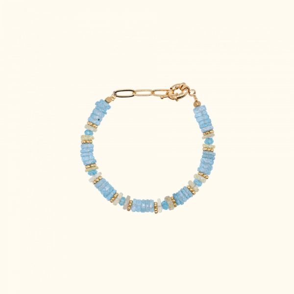 Bracelet - Bonbon Topaze bleu – Image 2