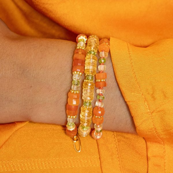 Bracelet - Bonbon Cordon Cornaline – Image 2