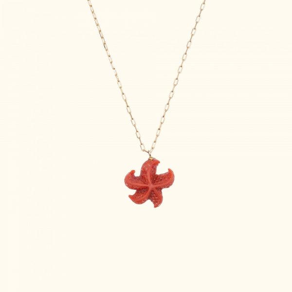 Collier -  Corail Etoile de mer