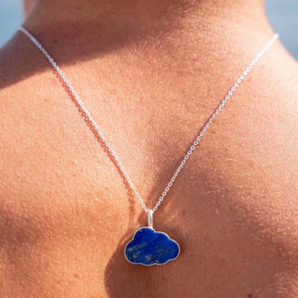 Collier - Nuage Lapis lazuli - Argent massif
