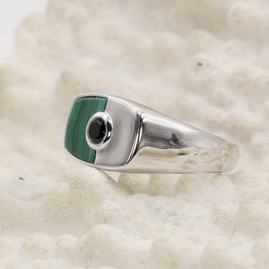 Bague Essences Précieuses — Malachite