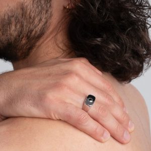 Bague Essences Précieuses — Onyx noir