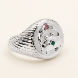 Chevalière Crabe -Argent massif